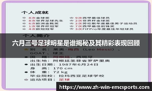 六月三号足球明星是谁揭秘及其精彩表现回顾